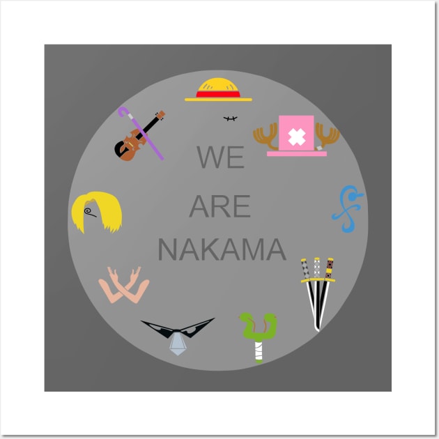 We Are Nakama Wall Art by eatyourmattress